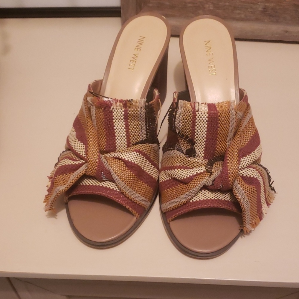 Nine West Slip On Sandals